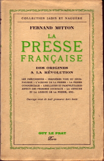 > La presse française, tome 1