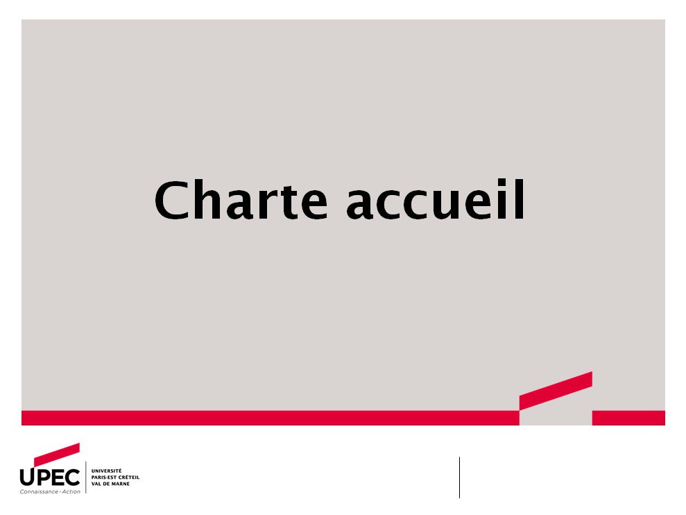 charte accueil