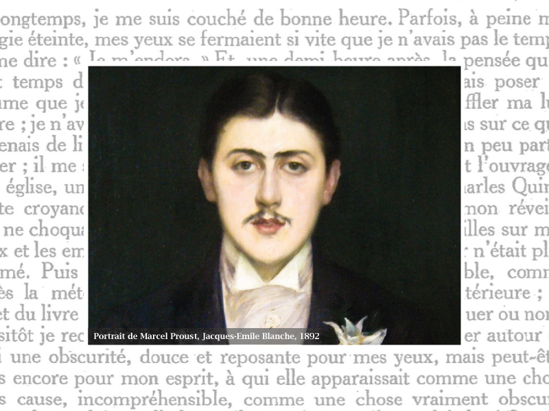 BU Campus Centre zoom sur marcel proust