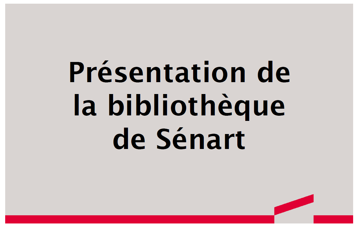 Présentation de la BU de Sénart